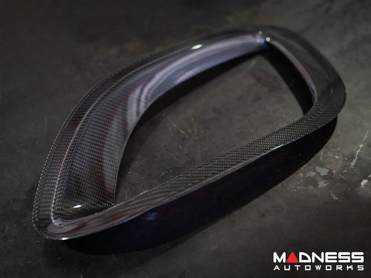 Jaguar F-TYPE Exterior Trim - Carbon Fiber - Front Bumper Air Duct Trim Kit - Base Model - Feroce